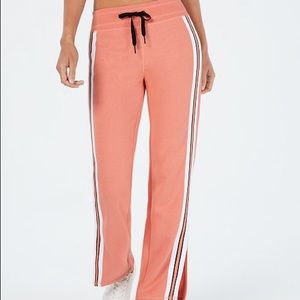 Calvin Klein Performance
Striped Slit-Leg Pants